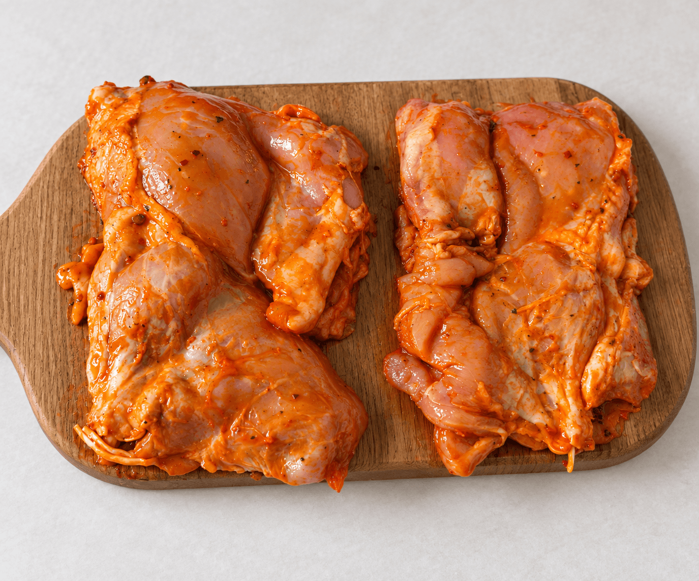 Cuisse de poulet marinée désossée au barbecue