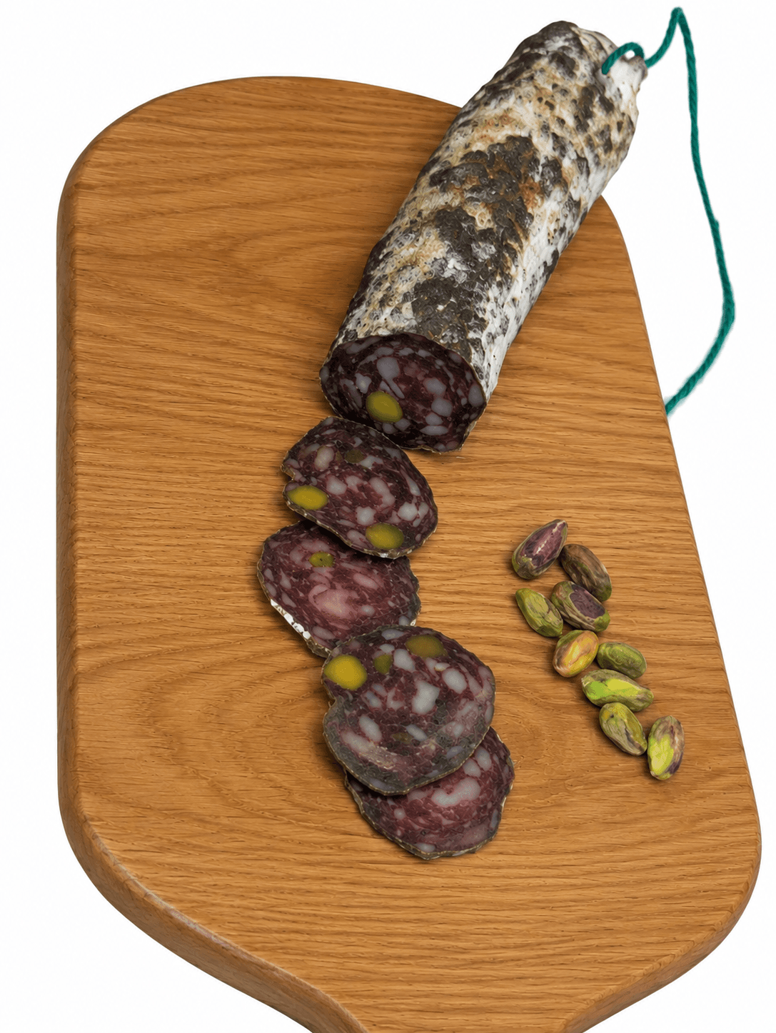 Saucisson sec à la pistache