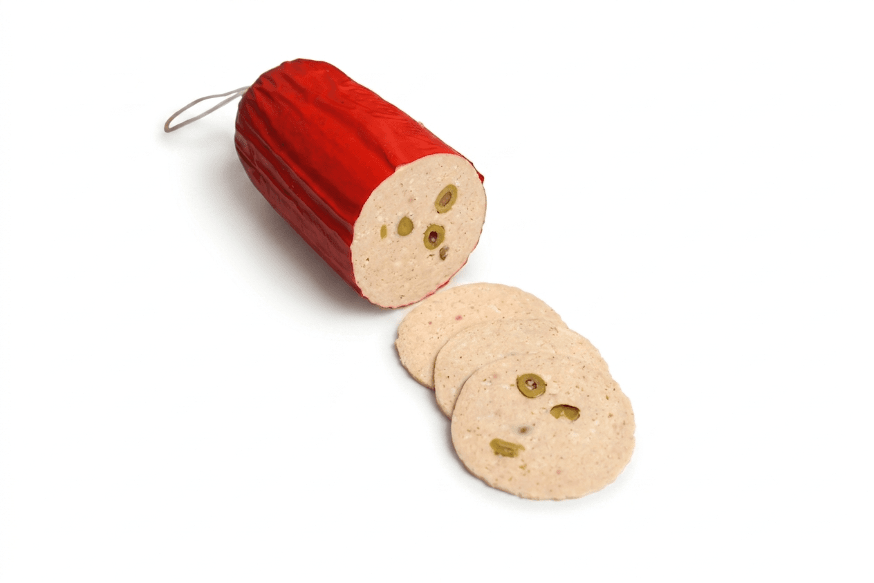 Mortadelle poulet aux olives
